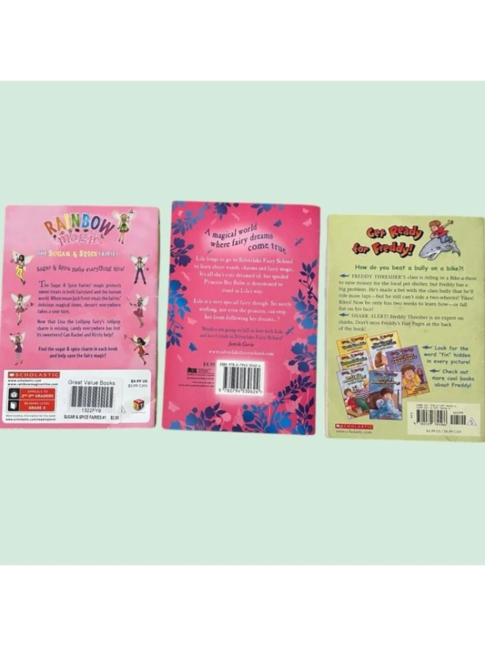 Children’s Chapter Book Lot of 3 Rainbow Fairies Unicorn School